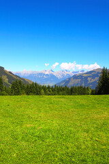Obraz premium View of idyllic mountain scenery in the Alps, Austria