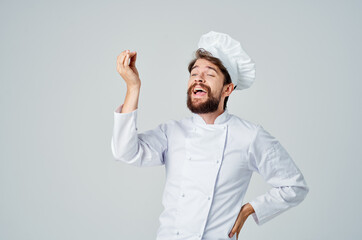 Chef Cooking culinary industry isolated background