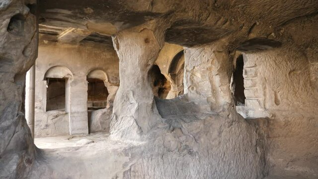 Ruins of cave town Uplistsikhe in Gori, Shida Kartli, Georgia