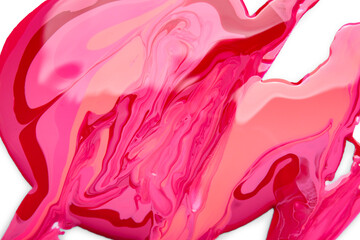 Nail polishes blot on white background