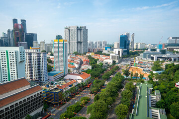 Fototapeta premium シンガポールの観光名所を旅行する風景 Scenes from a trip to Singapore's tourist attractions 