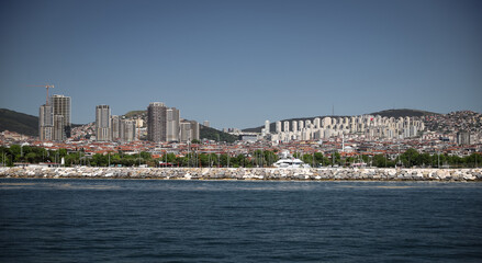 Fototapeta premium Building in Asian Side of Istanbul, Turkey