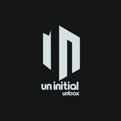 initial un logo  box 3d logo exclusive design inspiration