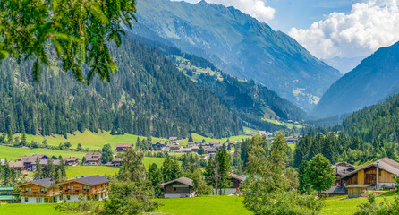 Nationalpark Hohe Tauern - Alpen Bergpanorama im Defereggental Östereich Osttirol