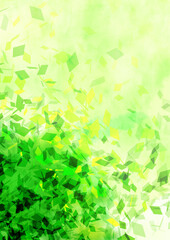 緑のキラキラ飛び散るテクスチャ