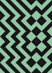 Abstract Geometric Pattern generative computational art illustration