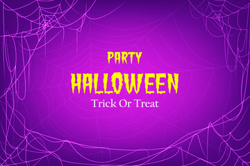 Cobweb dark background decoration vector halloween design element. good for your background, elements and design need.