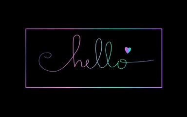 hello background design