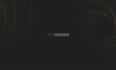 Abstract 3d background with black paper layers