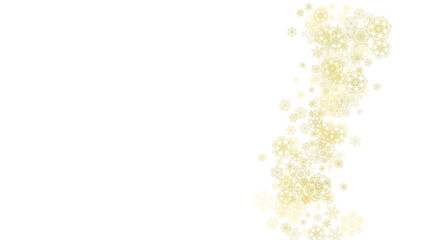 Christmas and New Year snowflakes