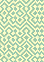 Abstract Geometric Pattern generative computational art illustration