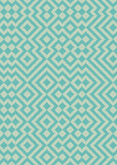 Abstract Geometric Pattern generative computational art illustration