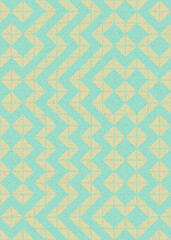 Abstract Geometric Pattern generative computational art illustration