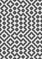 Abstract Geometric Pattern generative computational art illustration