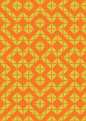 Abstract Geometric Pattern generative computational art illustration