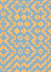 Obraz premium Abstract Geometric Pattern generative computational art illustration