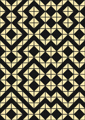 Abstract Geometric Pattern generative computational art illustration