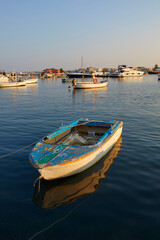 The little port of Marzamemi, Province of Syracuse, Sicily, Italy