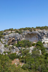 The archeological site of Cave of Ispica, Sicily, Italy