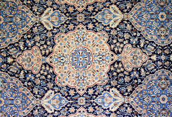 A detail of the pattern of the persian carpet called NAIN