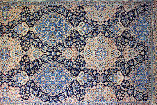 A detail of the pattern of the persian carpet called NAIN