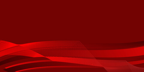 Modern red background with lines