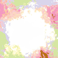 Pink green violet abstract watercolor background