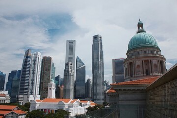 Fototapeta na wymiar skyline of a modern Asian city