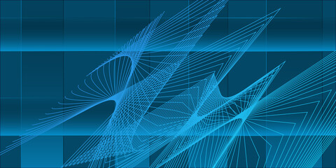 Modern blue background