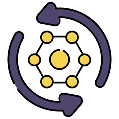 A perfect design icon of compound