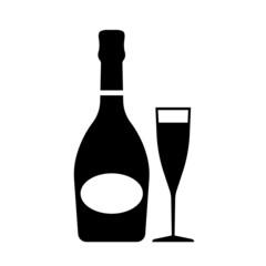 BOUTEILLE ET COUPE 1