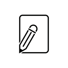 pencil - education icon vector design template