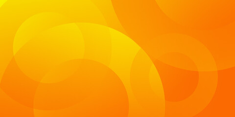 Fresh Orange Yellow Circle Line Abstract Background Presentation