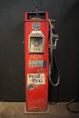 vintage old fuel pump 