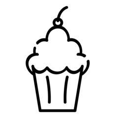 Cake Outline  Icon