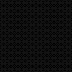 Black geometric seamless pattern. Vector illustration.