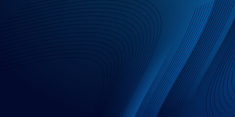 Abstract digital technology pattern luxury dark blue abstract business presentation background. Digital image of light rays, stripes lines with blue light, speed and motion blur over dark blue design