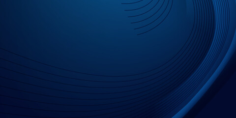 Dark blue abstract background with waves