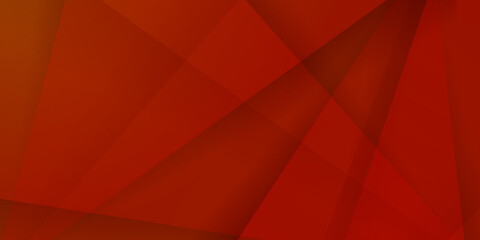 Modern simple red orange abstract lines and triangles background. Vector abstract graphic design banner pattern background template.