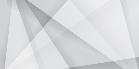 Abstract white triangle shape with futuristic concept background 