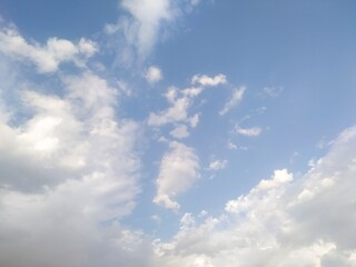 blue sky with clouds