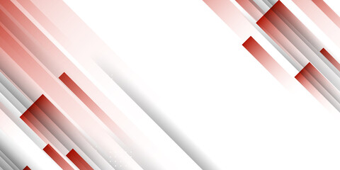 Red and white abstract presentation background