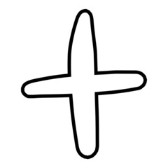 Fototapeta premium Star or best choice sketch icon