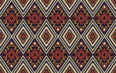 Geometric ethnic oriental ikat pattern traditional Design for background,fabric,wrapping,clothing,wallpaper,Batik,carpet,embroidery style.