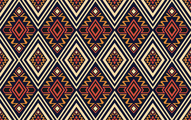 Geometric ethnic oriental ikat pattern traditional Design for background,fabric,wrapping,clothing,wallpaper,Batik,carpet,embroidery style.