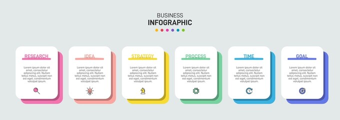 Infographic design with icons and 5 options or steps. Thin line vector. Infographics business concept. Can be used for info graphics, flow charts, presentations, web sites, banners, printed materials.