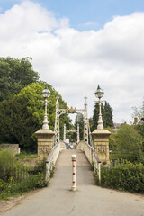 Beautiful view of Victoria Bridge, Hereford, England