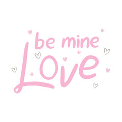 love. Hand drawn creative calligraphy and brush pen lettering isolated on white background.