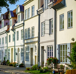 Naklejka premium Häusserfassade in Lübeck
