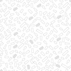 Seamless pattern, background. American pint. nonic pint. pint tulip. tulip. snifter. thistle. stnage. pilsner. Weizen. Willi Becher. beer mug. Light, dark beer, ale, lager. Flat. Vector illustration.